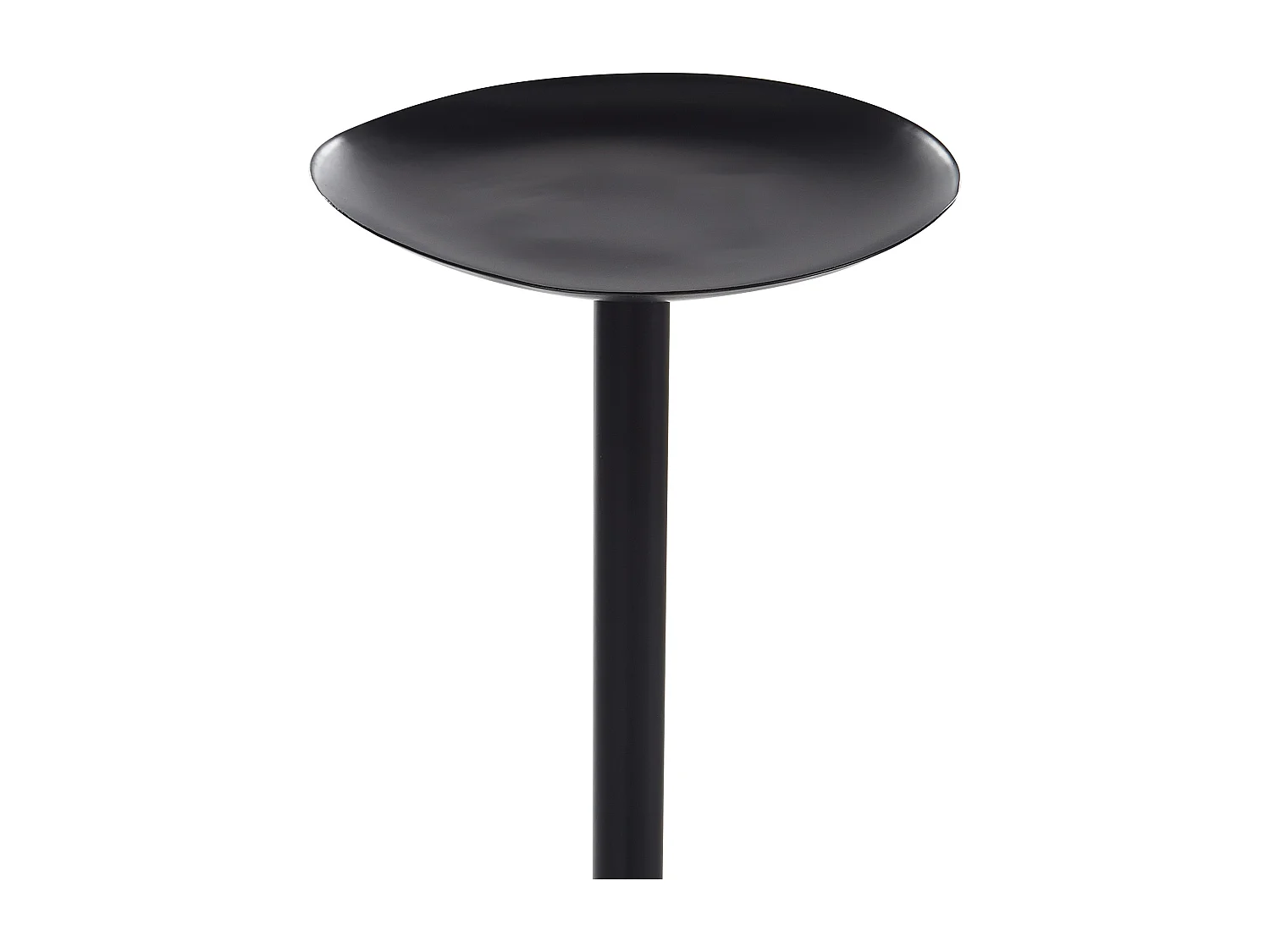 Kerzenständer ALMADA Metall 118 cm Schwarz