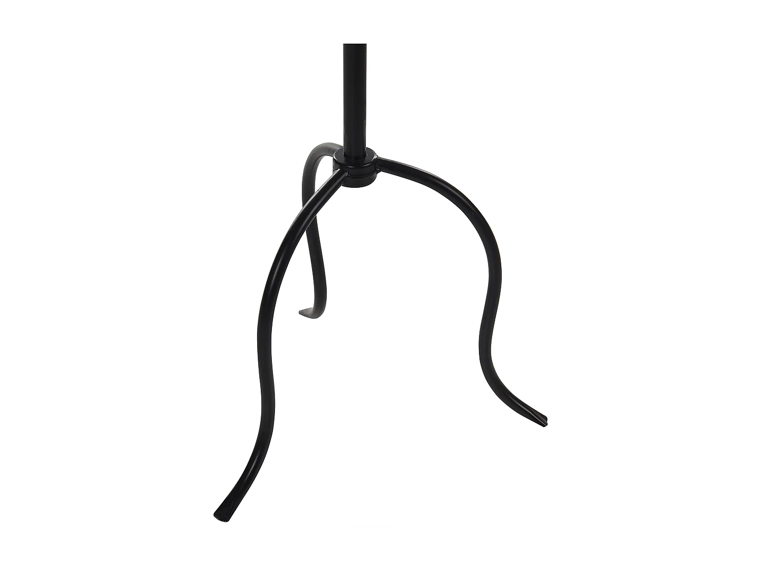 Kerzenständer ALMADA Metall 118 cm Schwarz