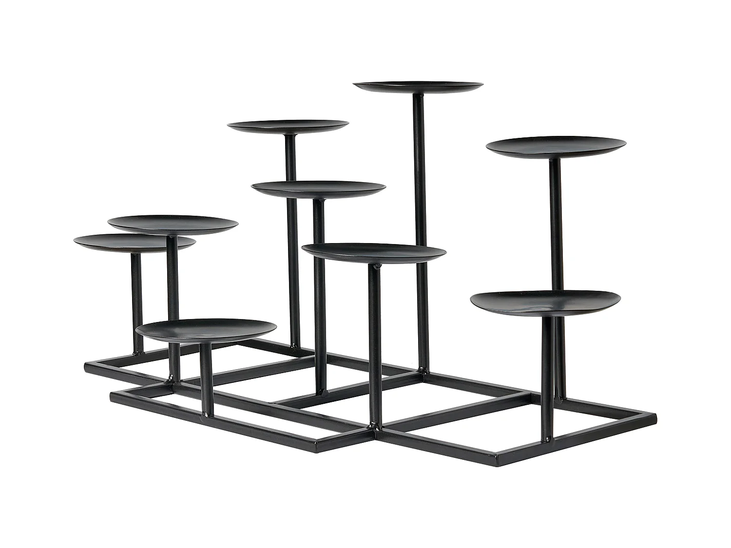 Portacandele LAMEGO Metallo 23 cm Nero