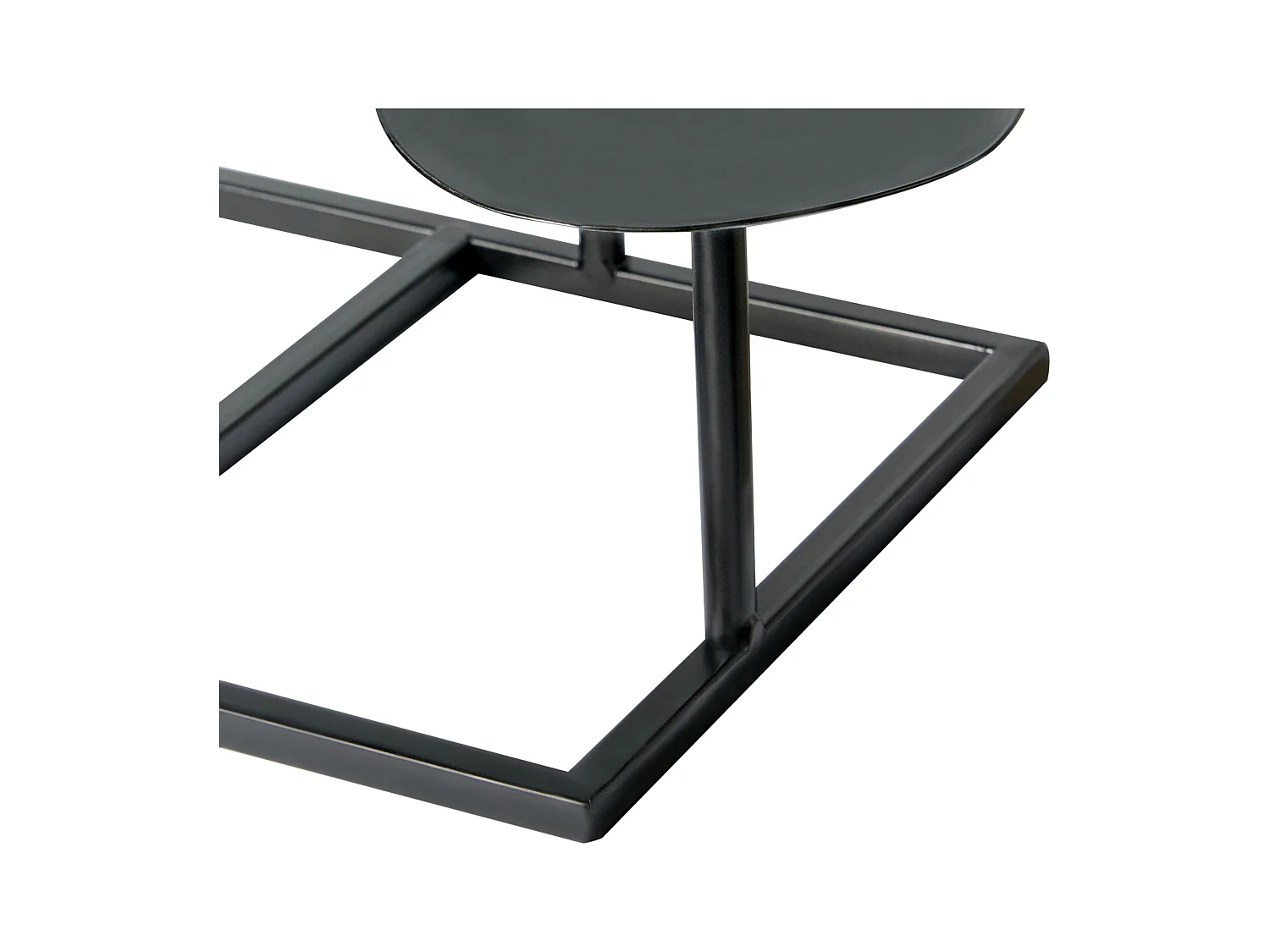 Portacandele LAMEGO Metallo 23 cm Nero