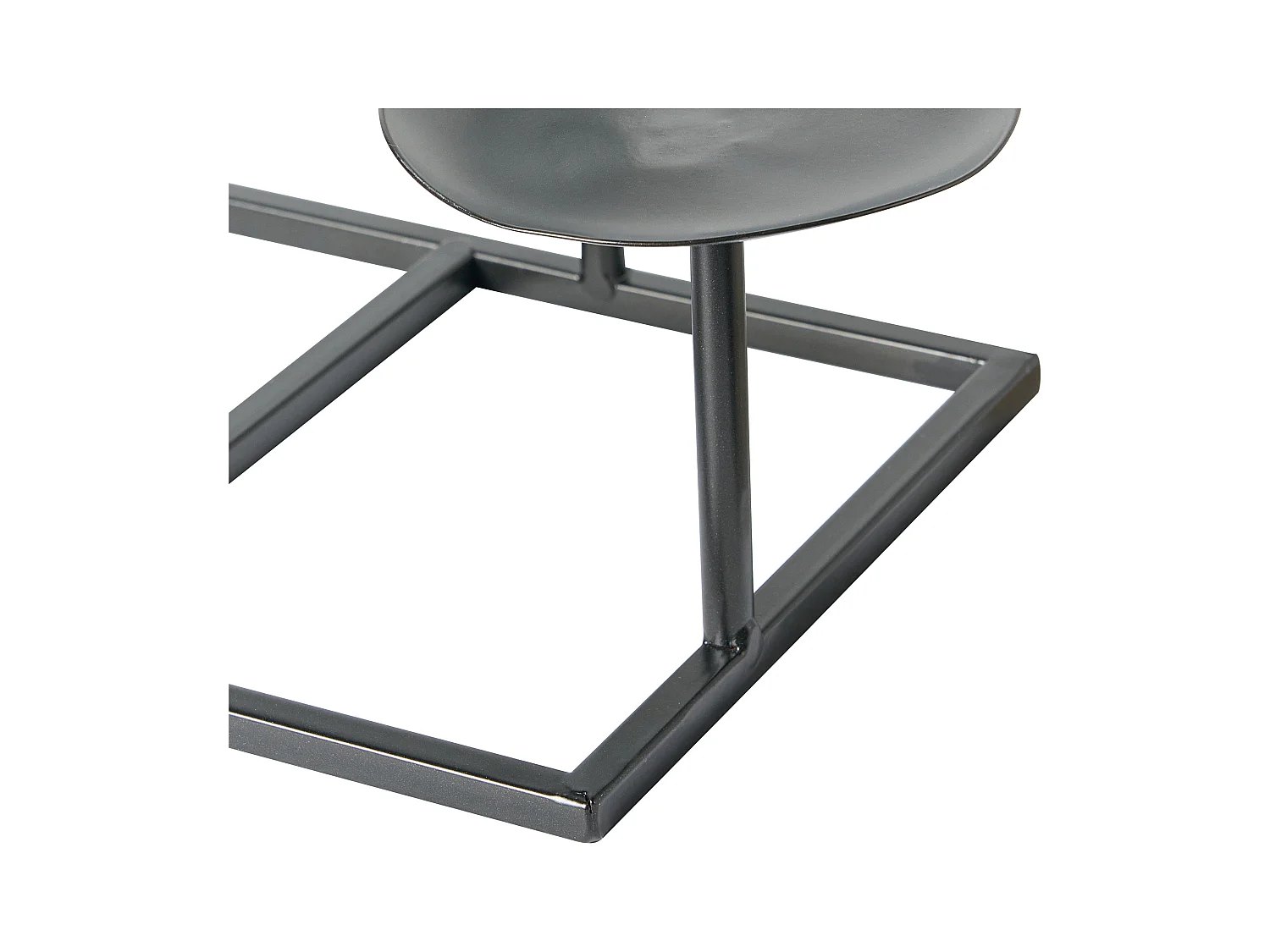 Portacandele LAMEGO Metallo 23 cm Nero