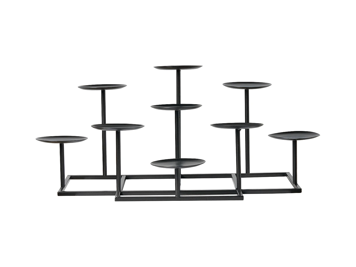 Bougeoir LAMEGO Métal 23 cm Noir