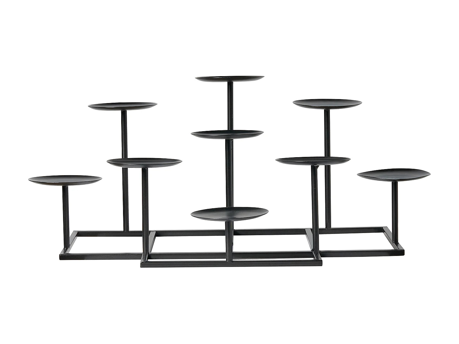 Kerzenständer LAMEGO Metall 23 cm Schwarz