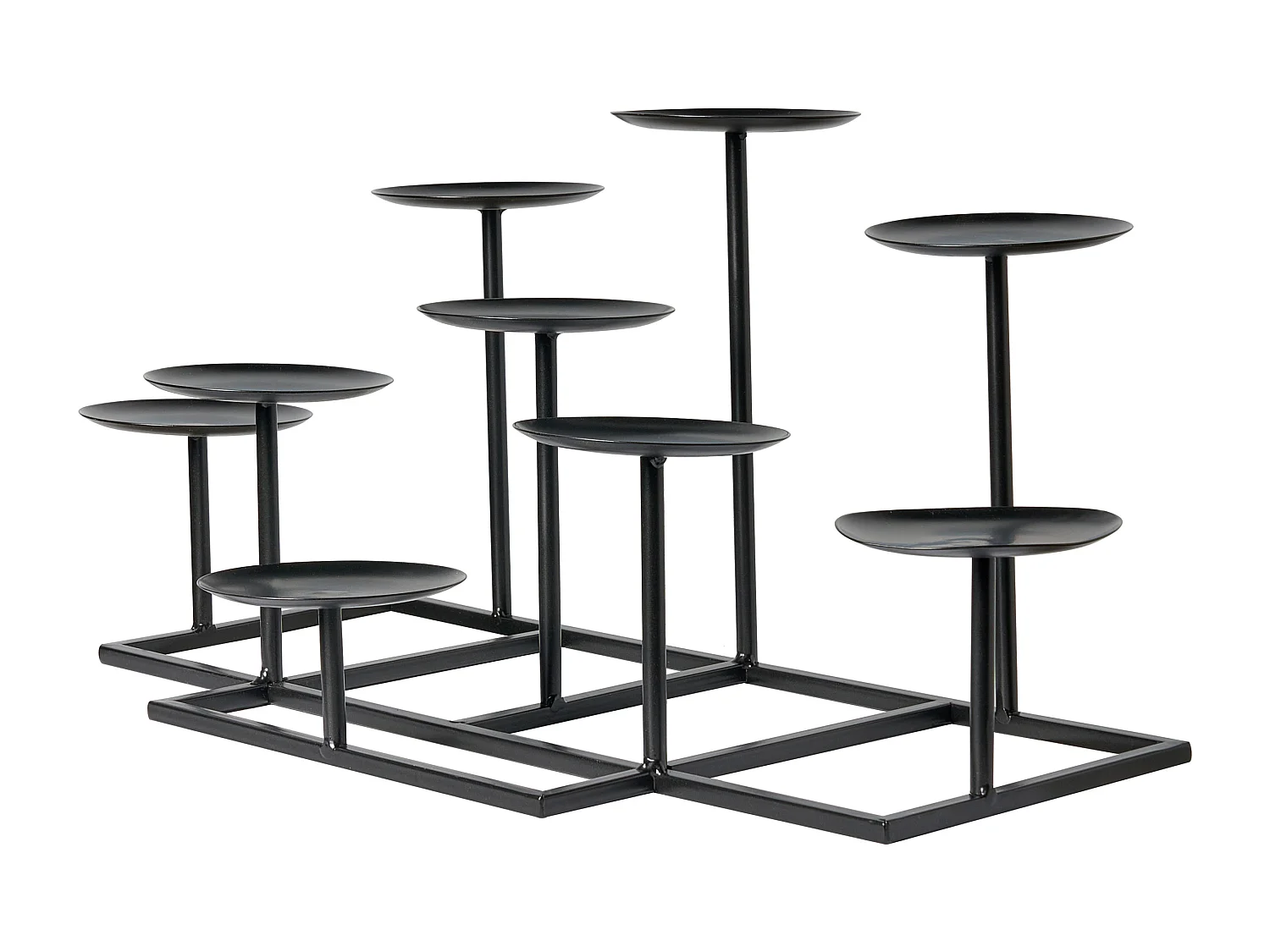 Kerzenständer LAMEGO Metall 23 cm Schwarz