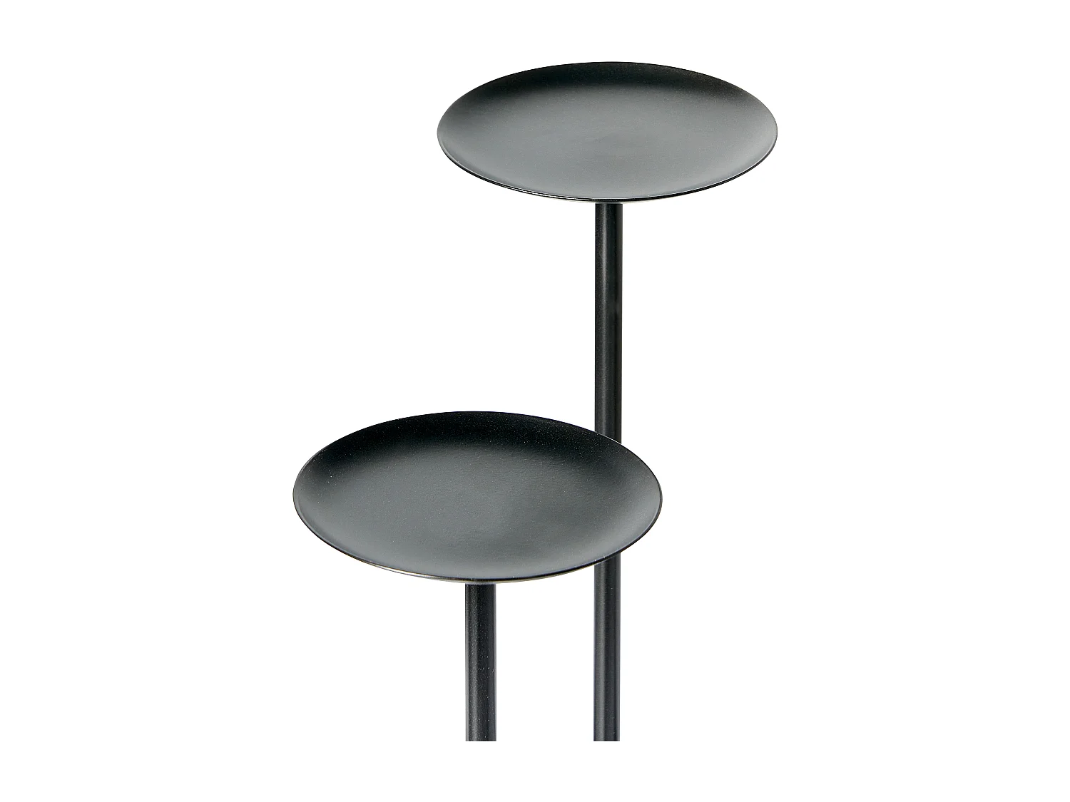 Kerzenständer LAMEGO Metall 23 cm Schwarz