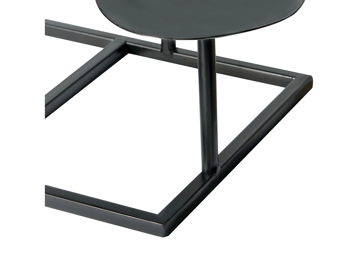 Kaarshouder LAMEGO Metaal 23 cm Zwart