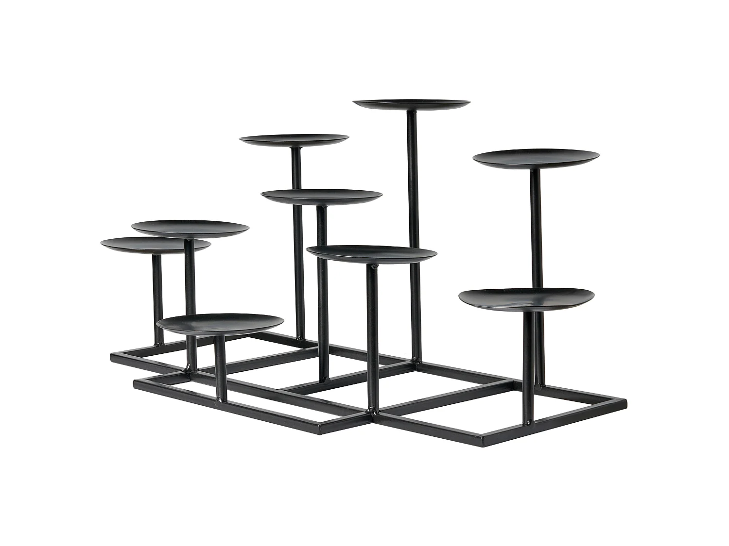 Kaarshouder LAMEGO Metaal 23 cm Zwart