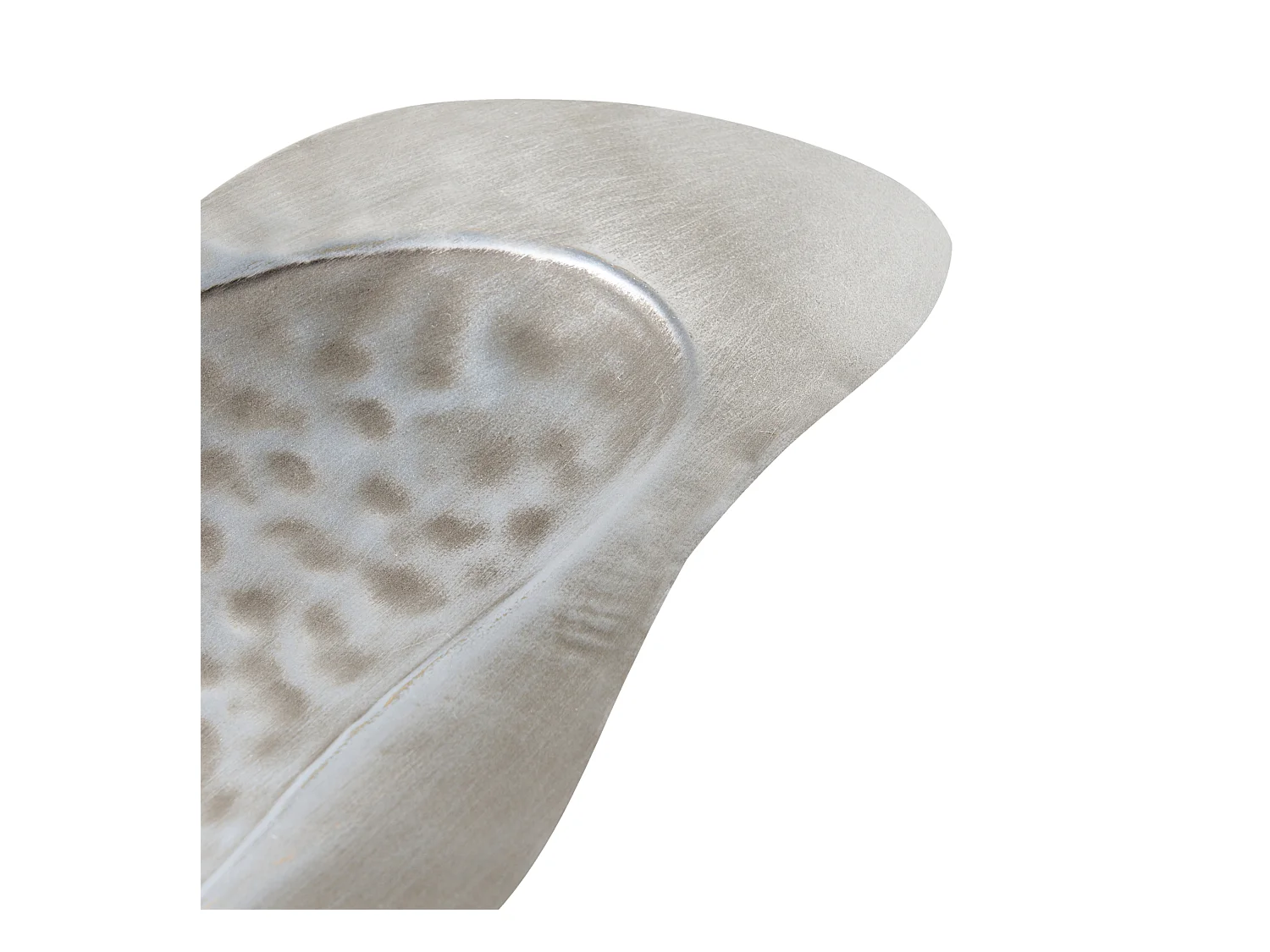 Lot de 2 bougeoirs ODEMIRA Métal 40 cm Argenté