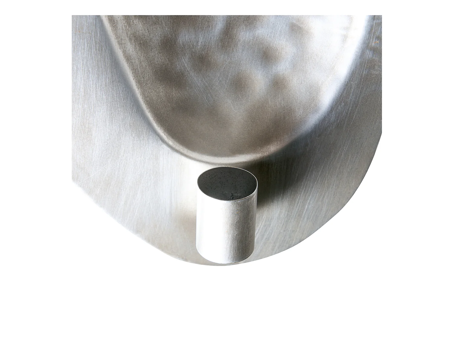 Set di 2 portacandele da parete ODEMIRA Metallo 40 cm Argento