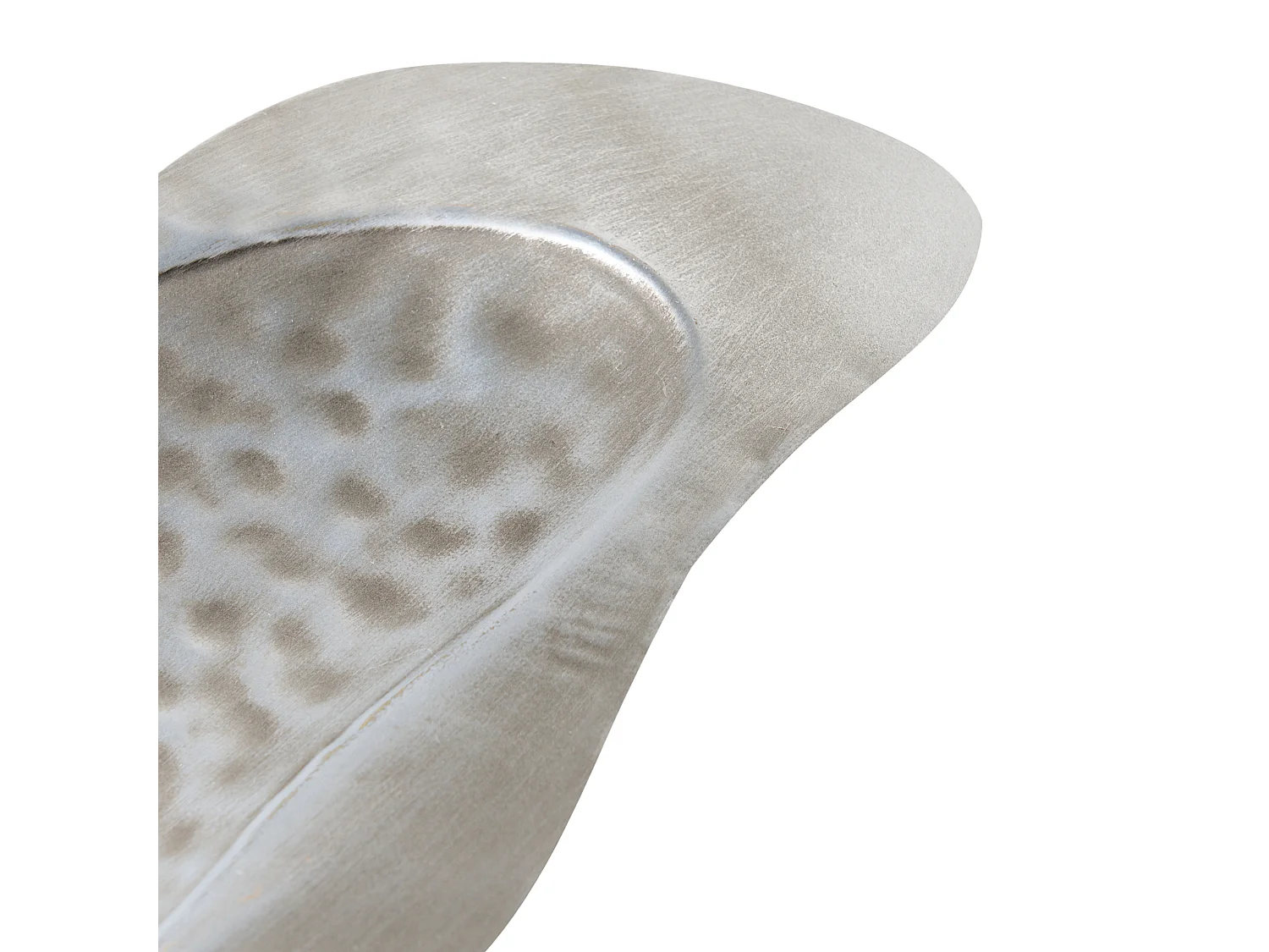 Wandkerzenhalter 2er Set für 2 Stabkerzen Metall silber strukturiert Odemira