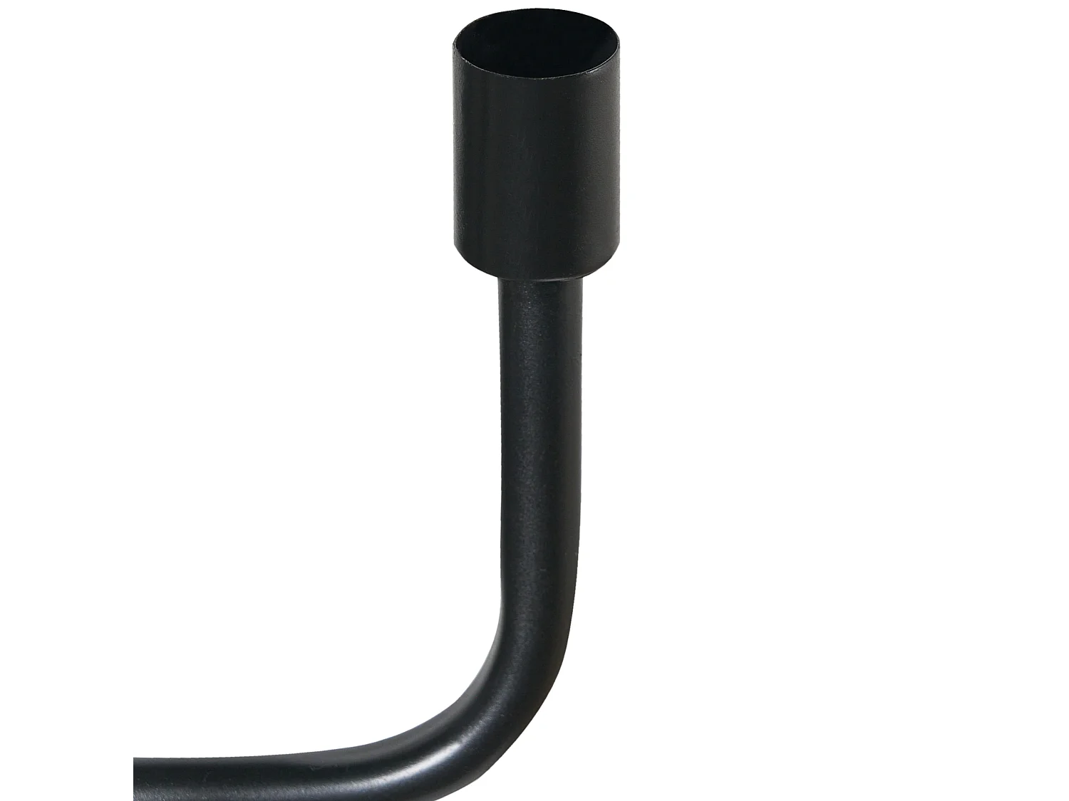 Portacandele PORRTELA Metallo 50 cm Nero