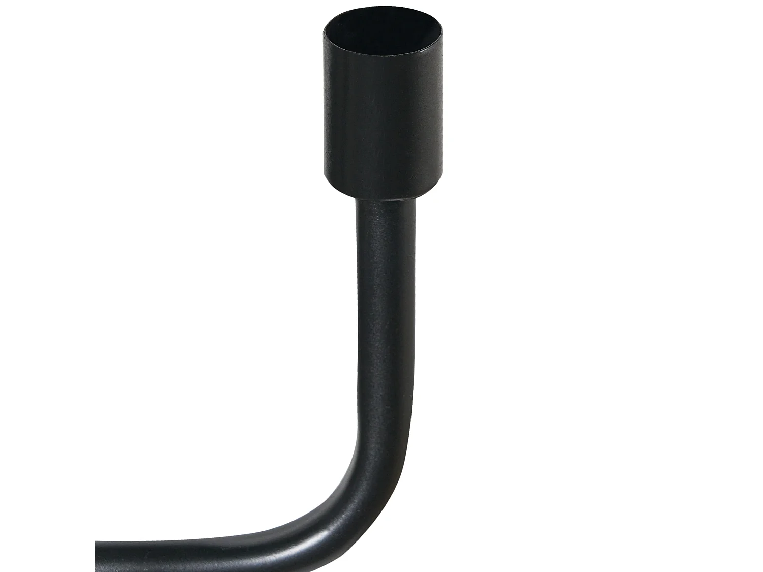 Portacandele PORRTELA Metallo 50 cm Nero