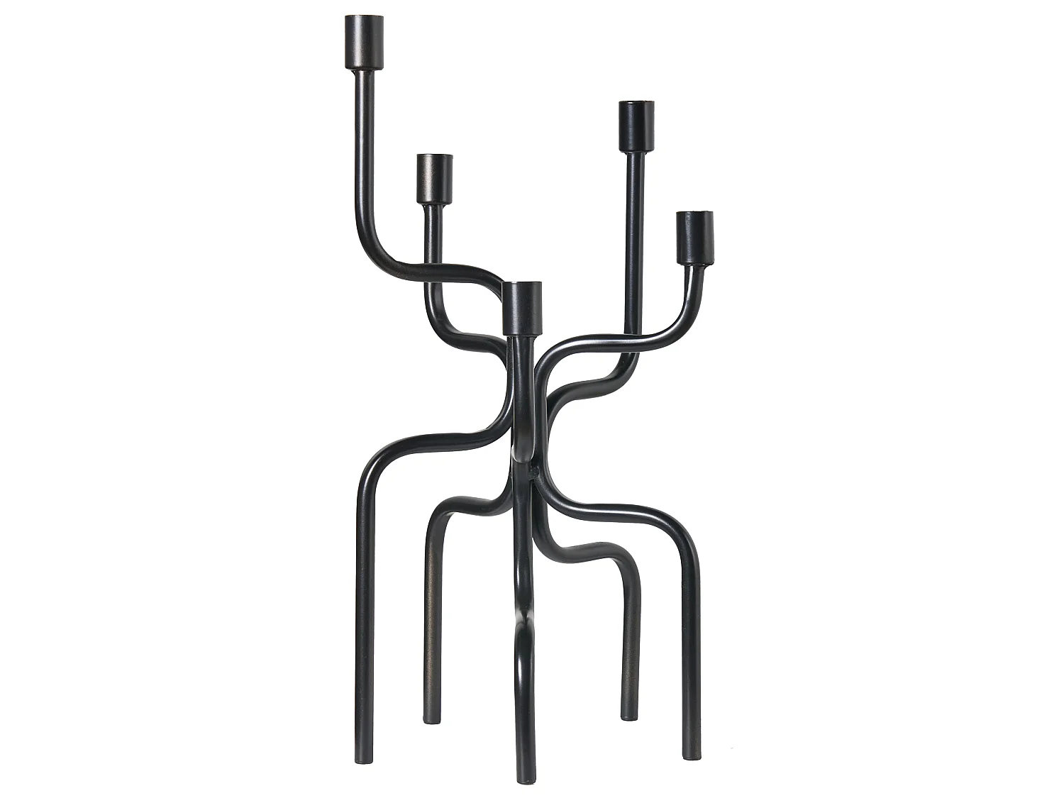 Bougeoir PORRTELA Métal 50 cm Noir