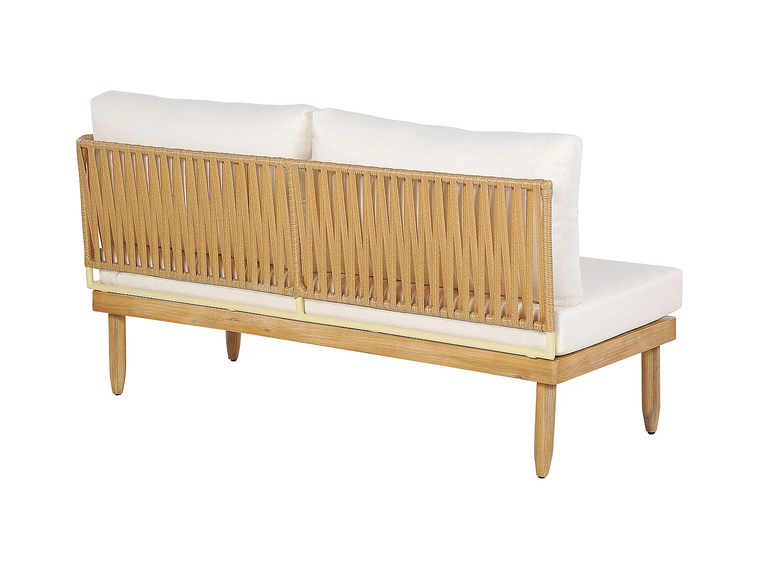 Ensemble de housses de coussins d'extérieur CREMONA Blanc cassé