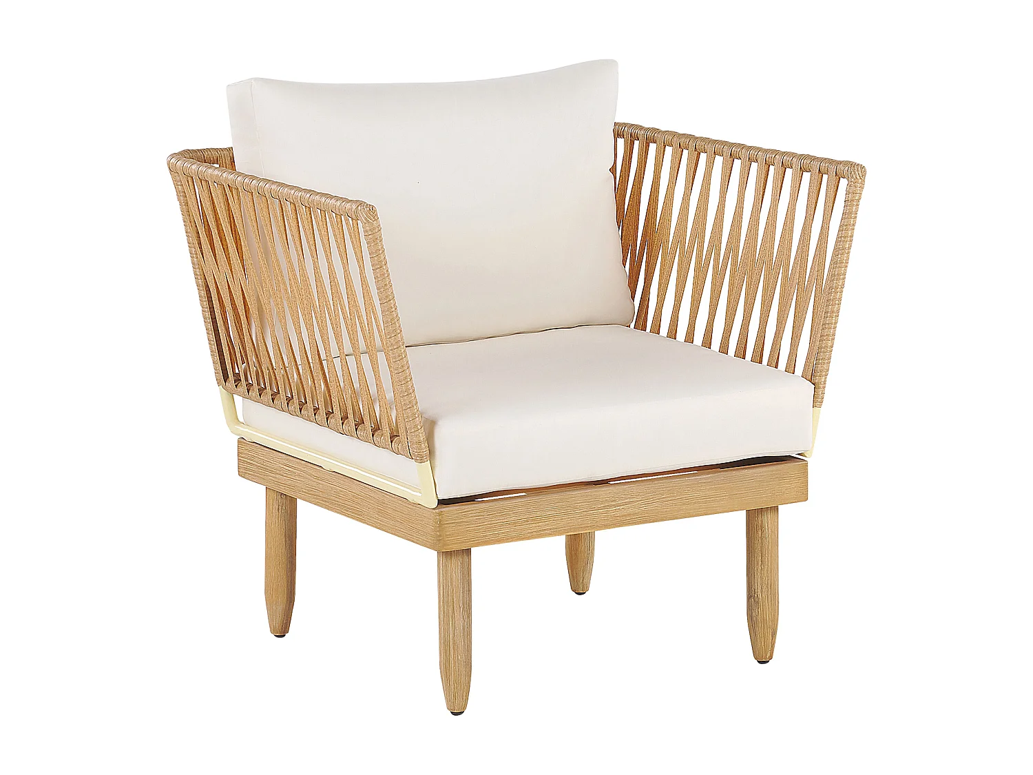 Conjunto de fundas de cojín de exterior CREMONA Blanco crema