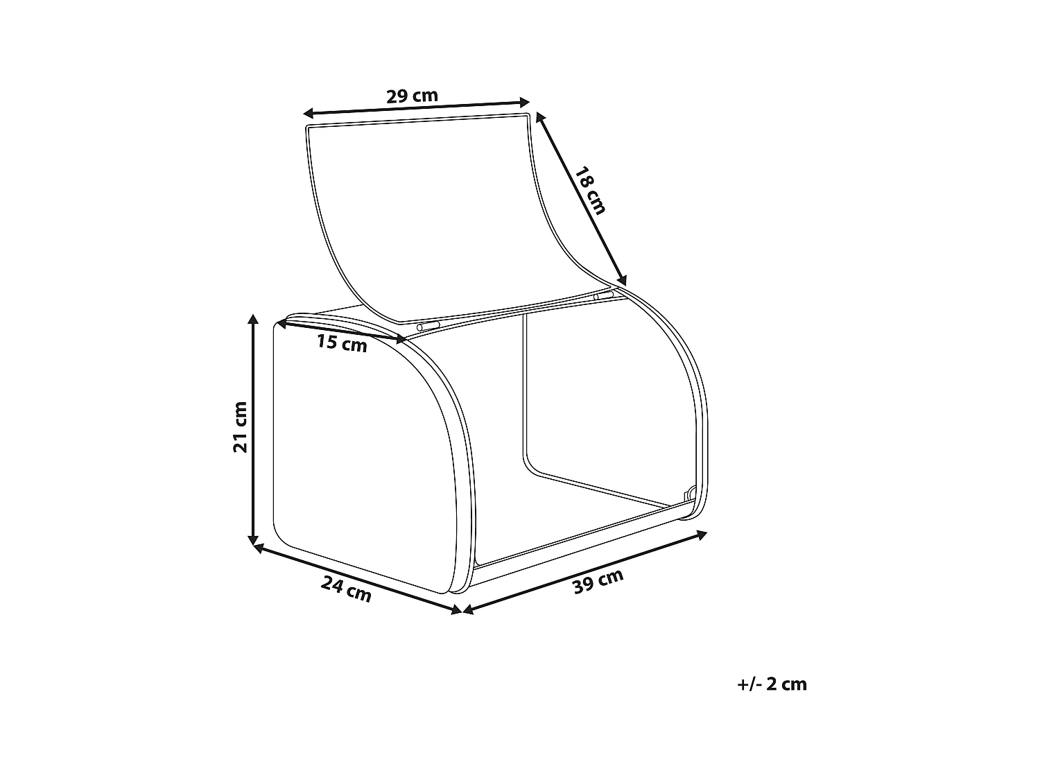 Chlebak CAROUBE Metal Biały