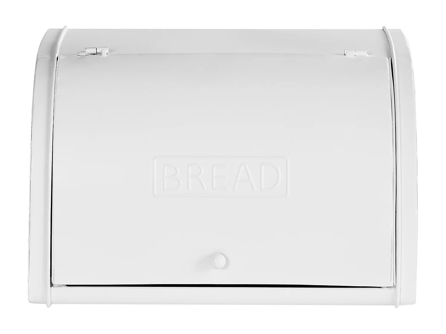 Boîte à pain CAROUBE Métal Blanc