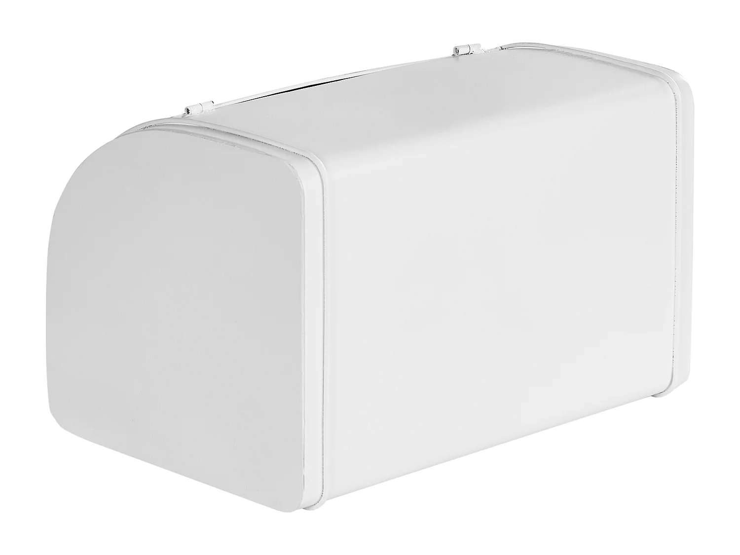 Boîte à pain CAROUBE Métal Blanc