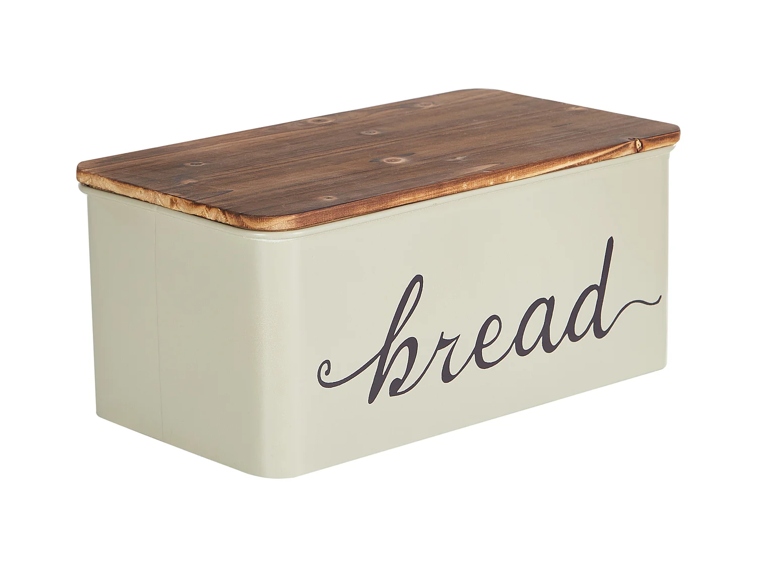 Boîte à pain GOURMANDISE Métal Beige