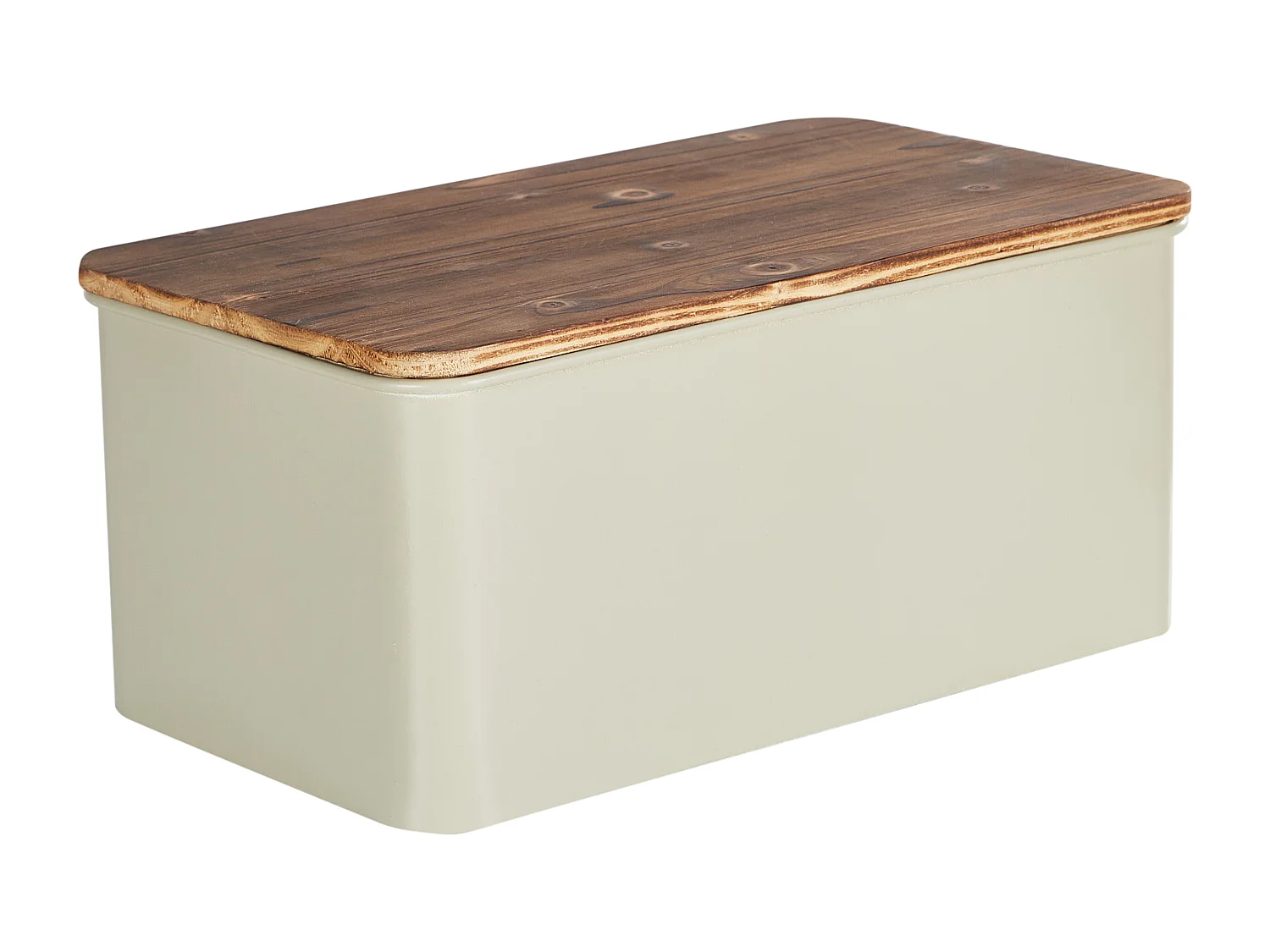 Boîte à pain GOURMANDISE Métal Beige