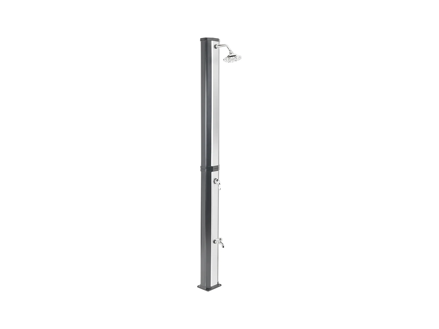 Douche d’extérieur solaire TOPOCALMA Argenté