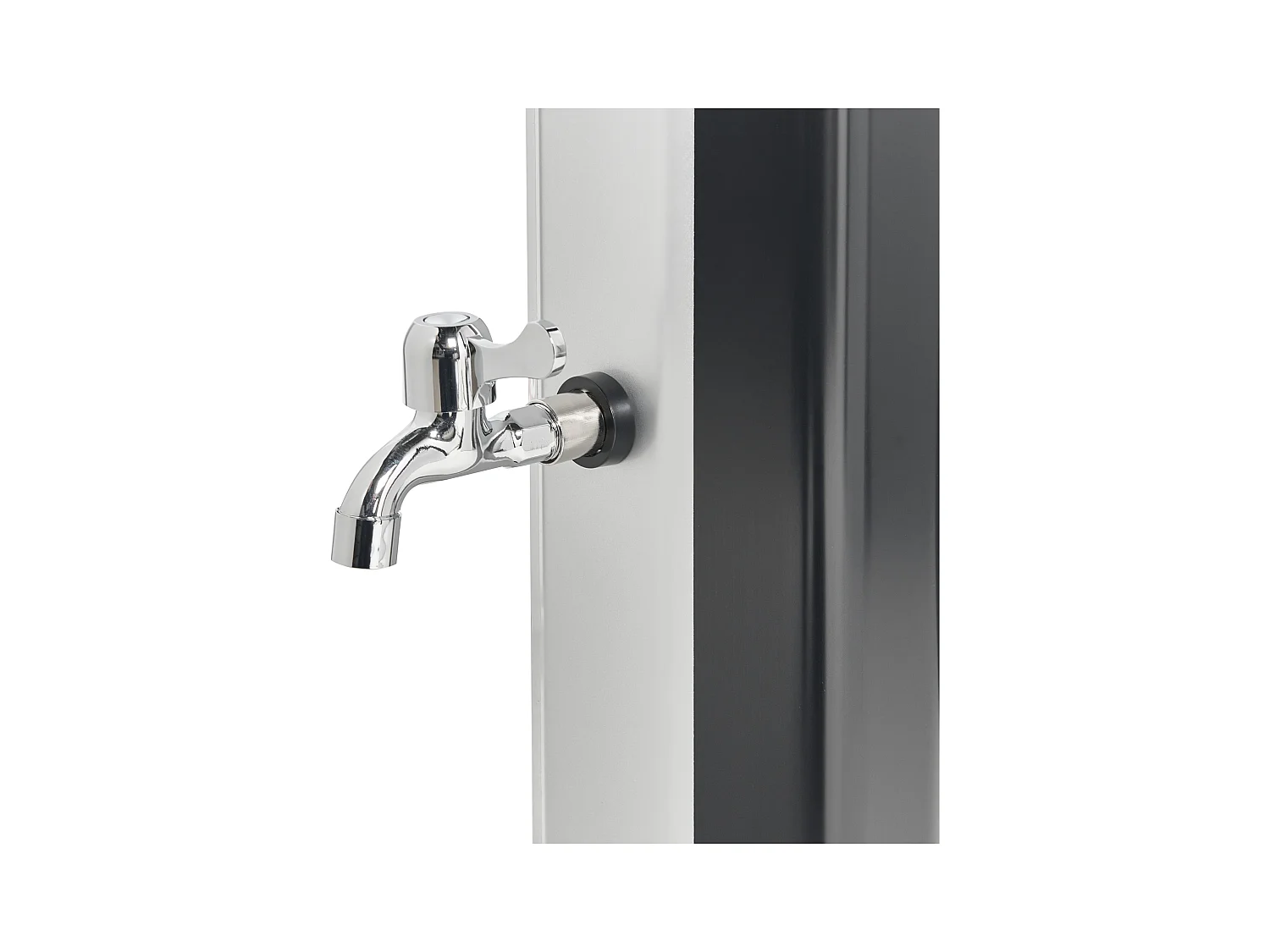 Douche d’extérieur solaire TOPOCALMA Argenté
