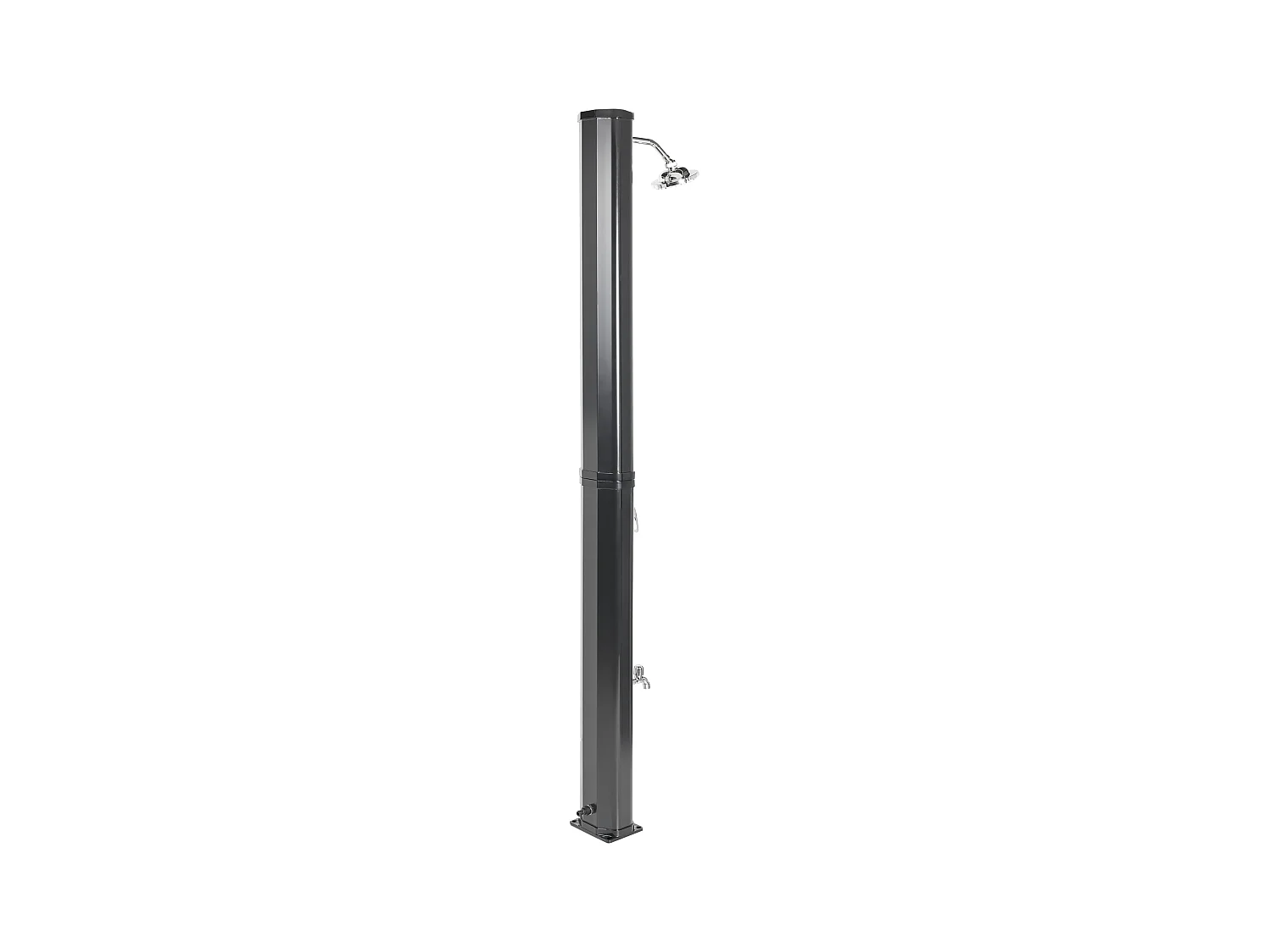 Douche d’extérieur solaire TOPOCALMA Argenté