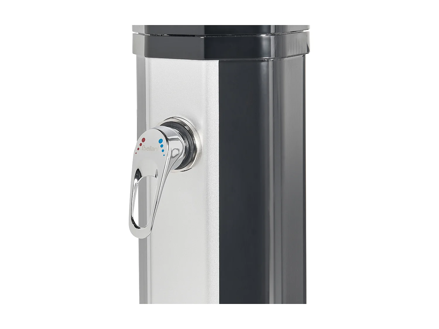 Douche d’extérieur solaire TOPOCALMA Argenté