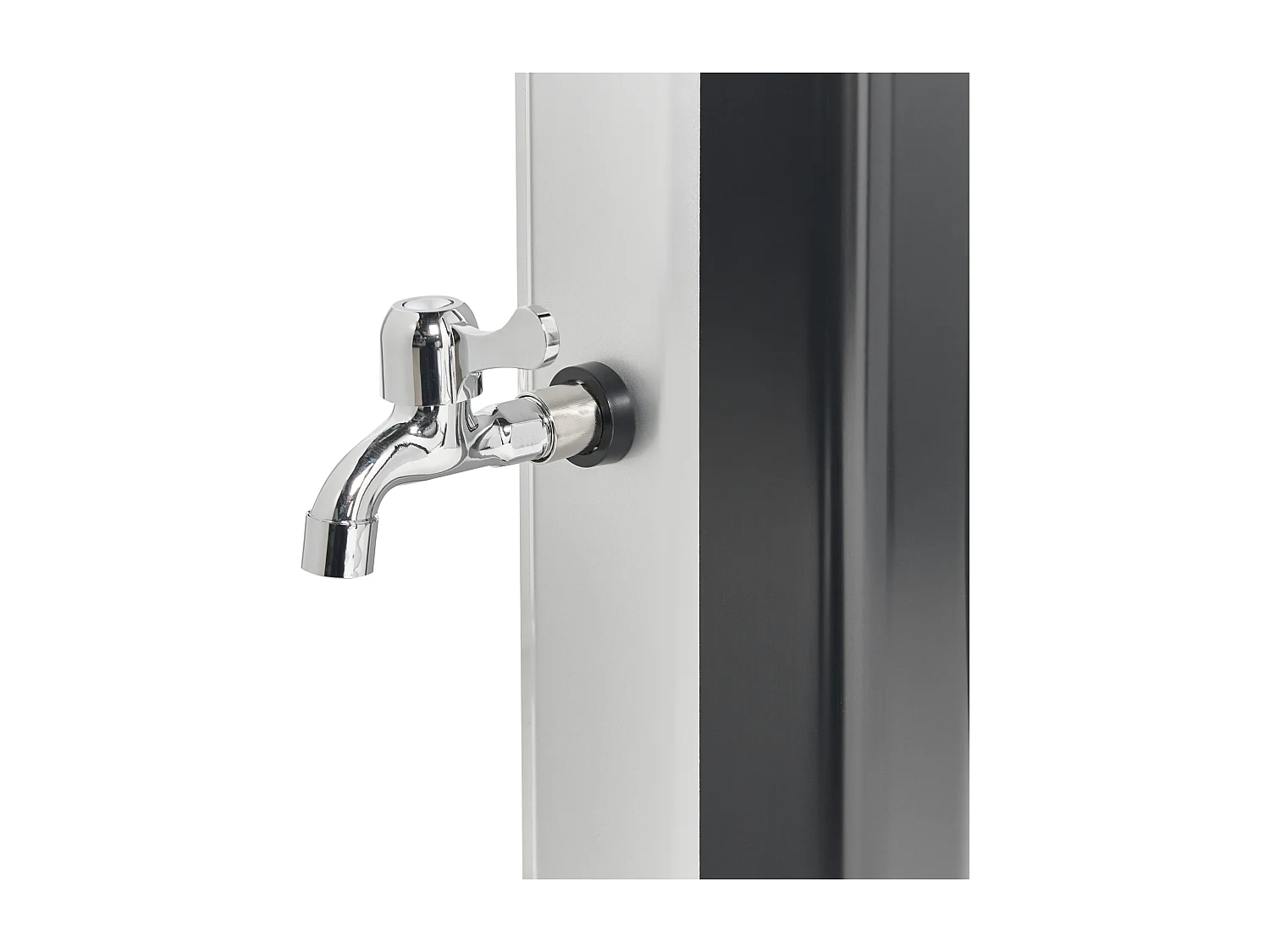 Douche d’extérieur solaire TOPOCALMA Argenté