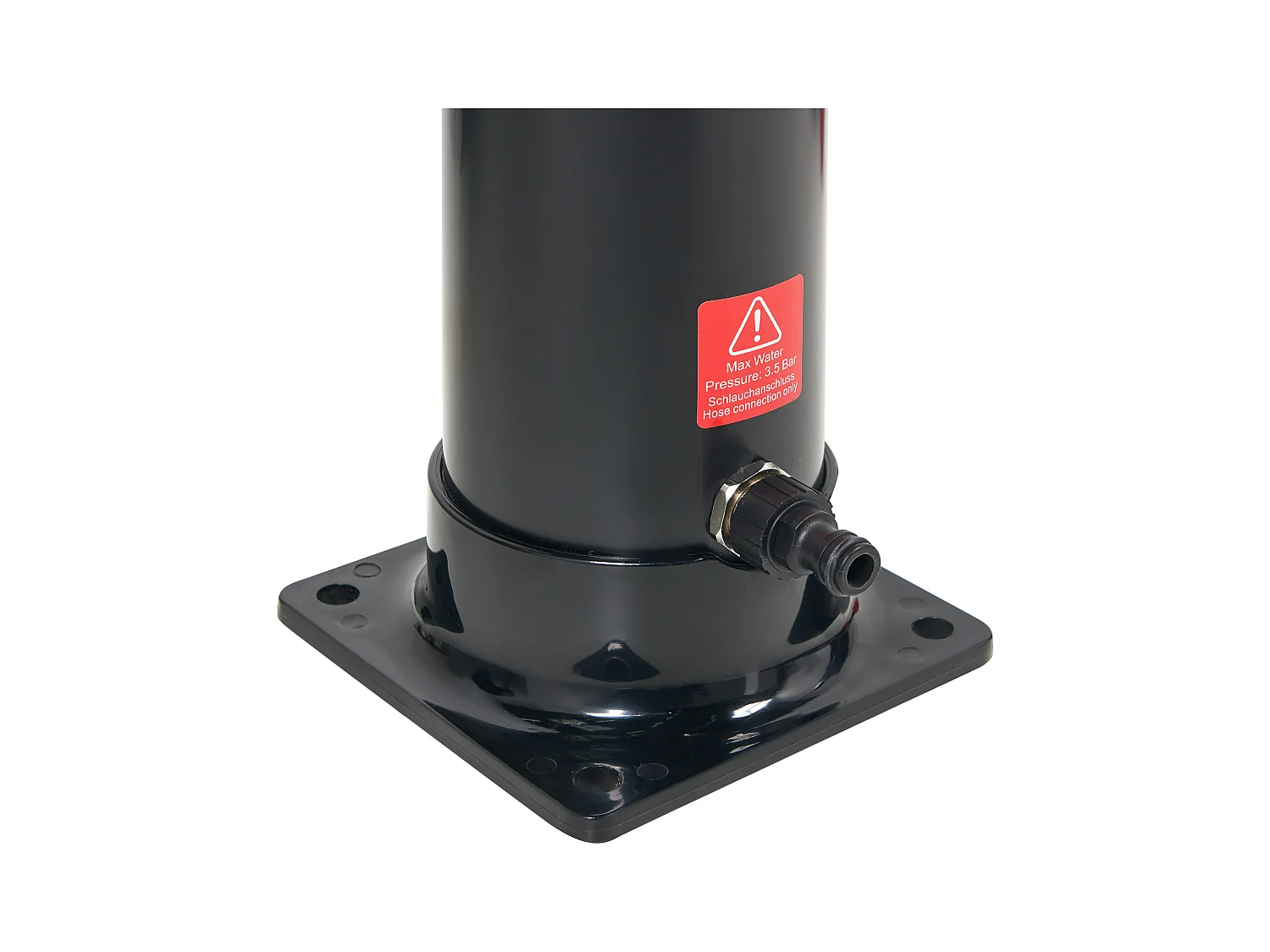 Douche d’extérieur solaire ENGABAO Noir