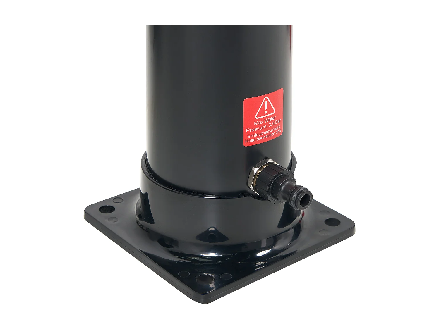 Douche d’extérieur solaire ENGABAO Noir