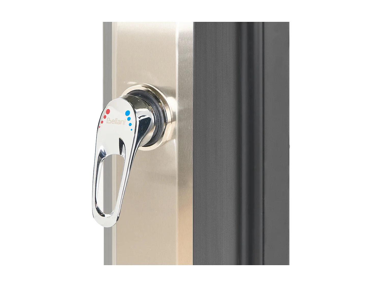 Douche d’extérieur solaire TUXPAM Noir