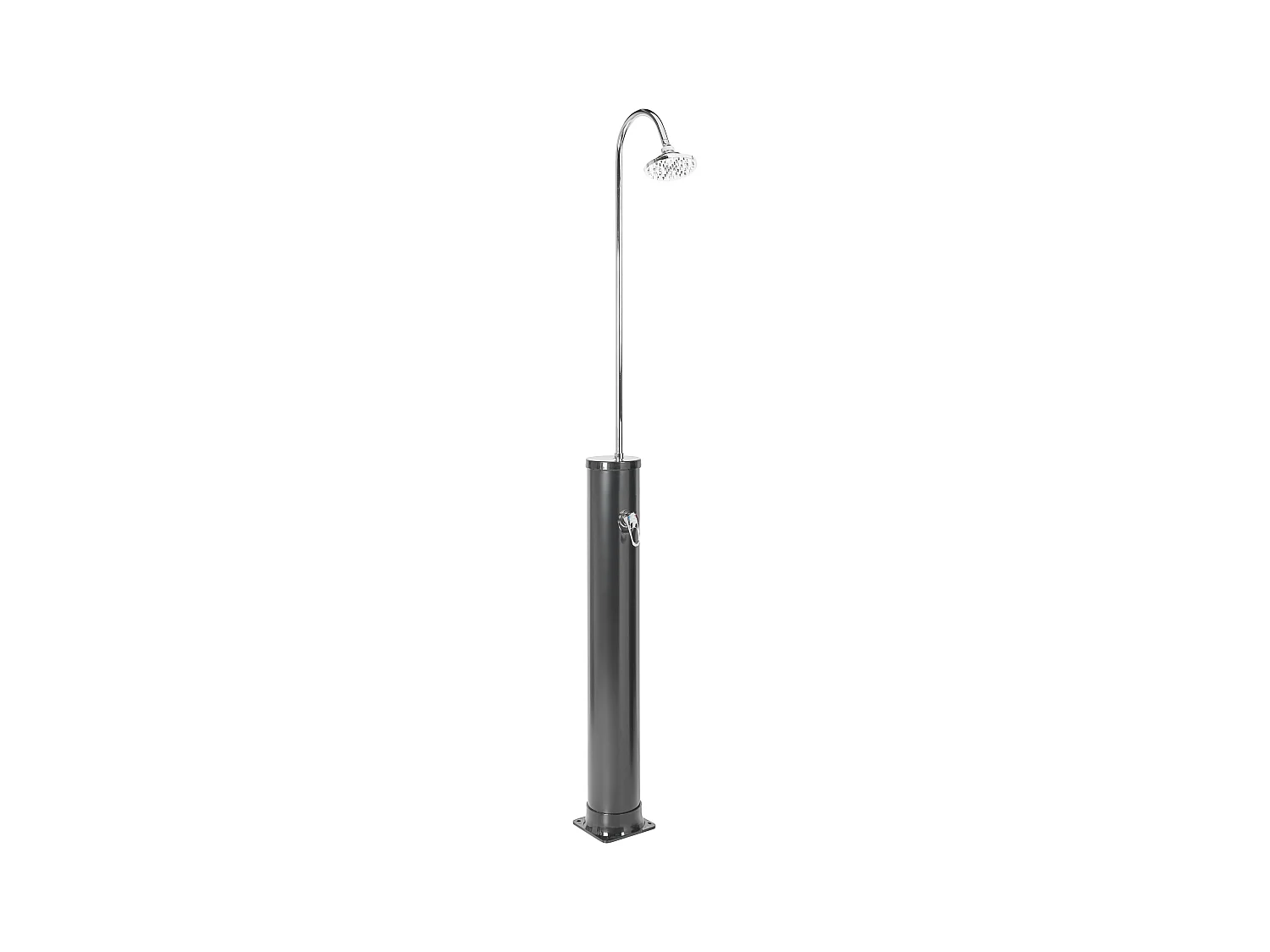 Modernes Gartenmixer-Set Edelstahl Solarbetrieben Schwarz Juanillo