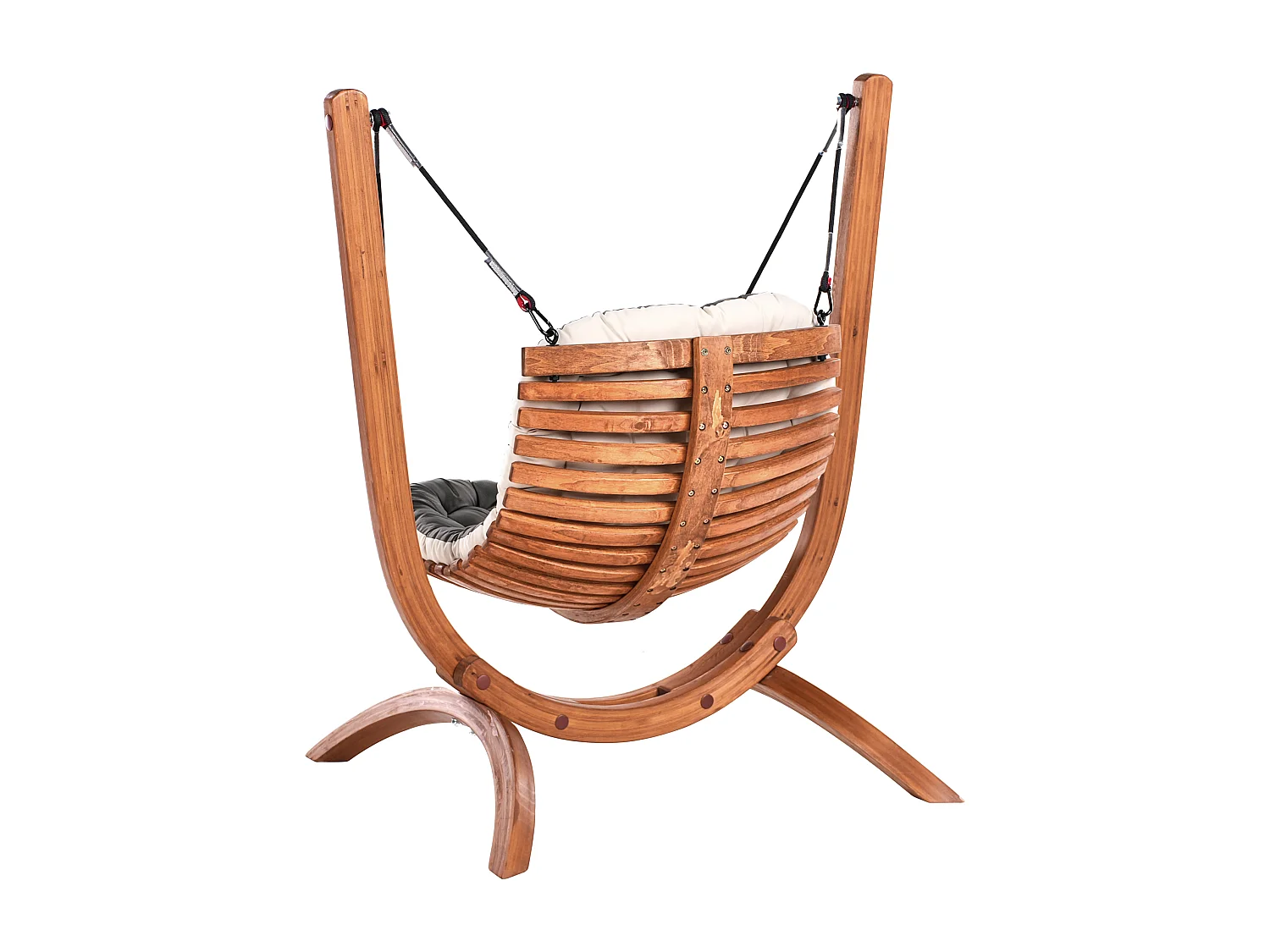 Balancelle de jardin ALLISTE Marron