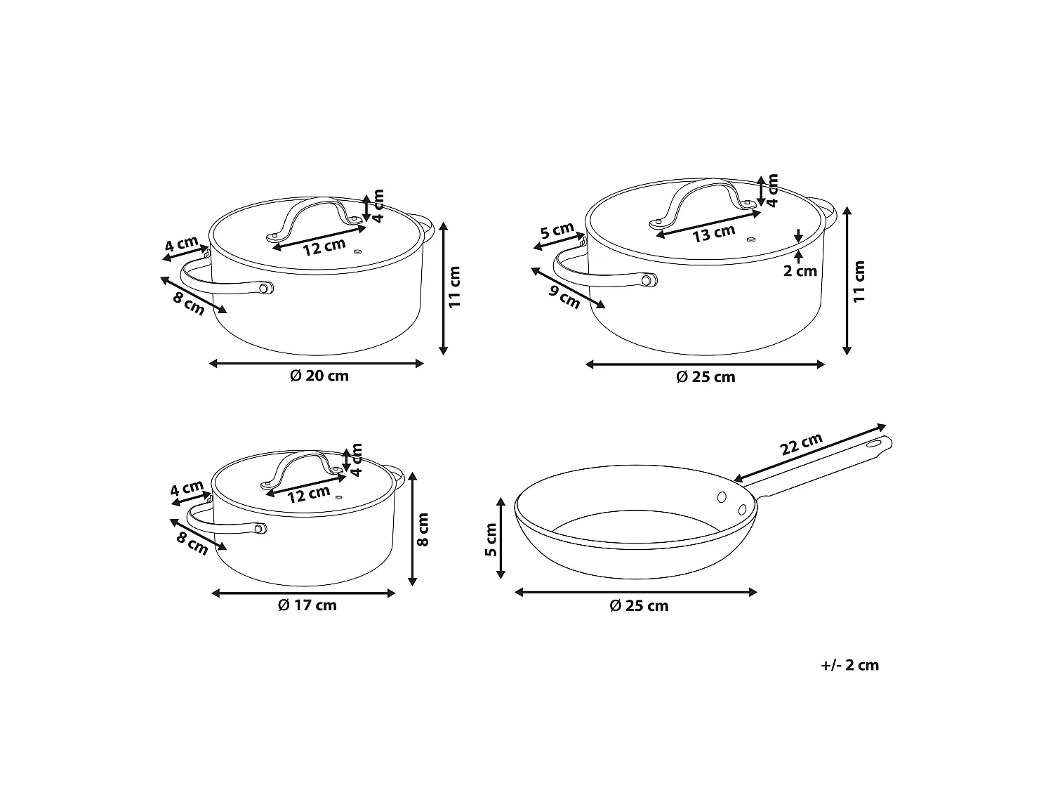 7 Piece Cookware Set ELITE PRO Pastel Pink