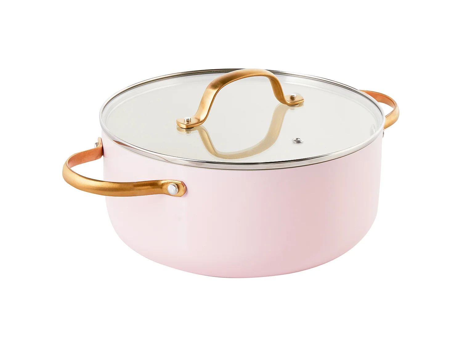 7 Piece Cookware Set ELITE PRO Pastel Pink