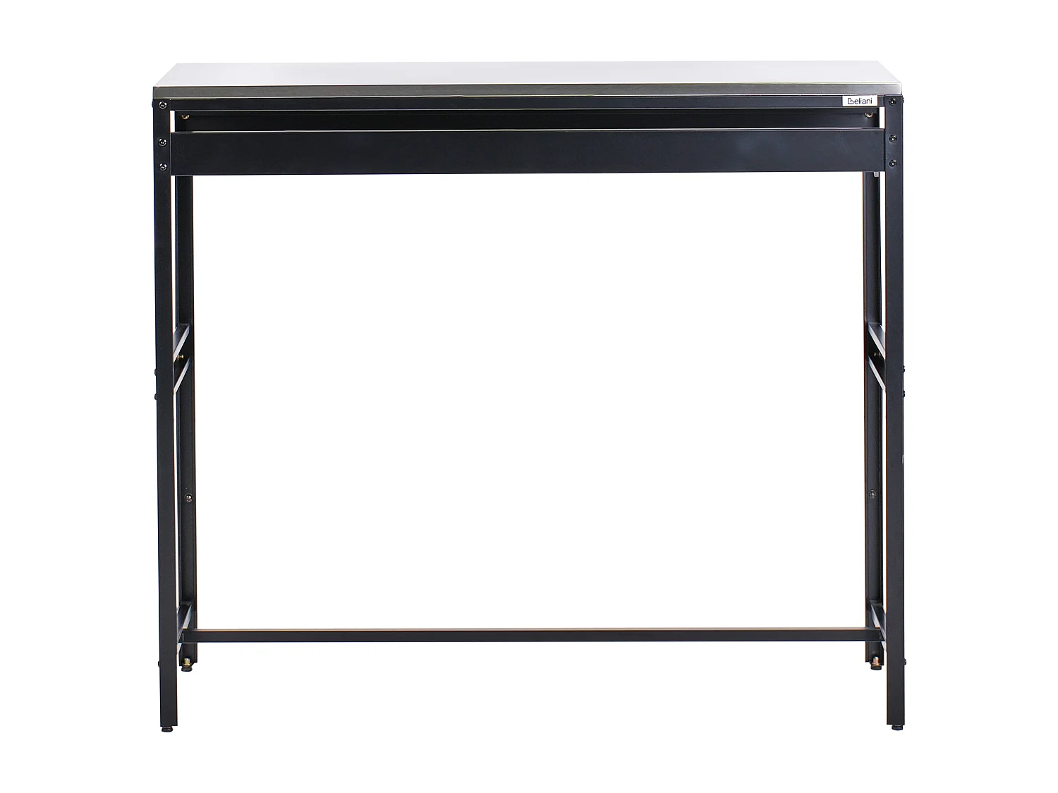 Cuisine d'extérieur 2 pièces avec évier MAENZA Métal Noir