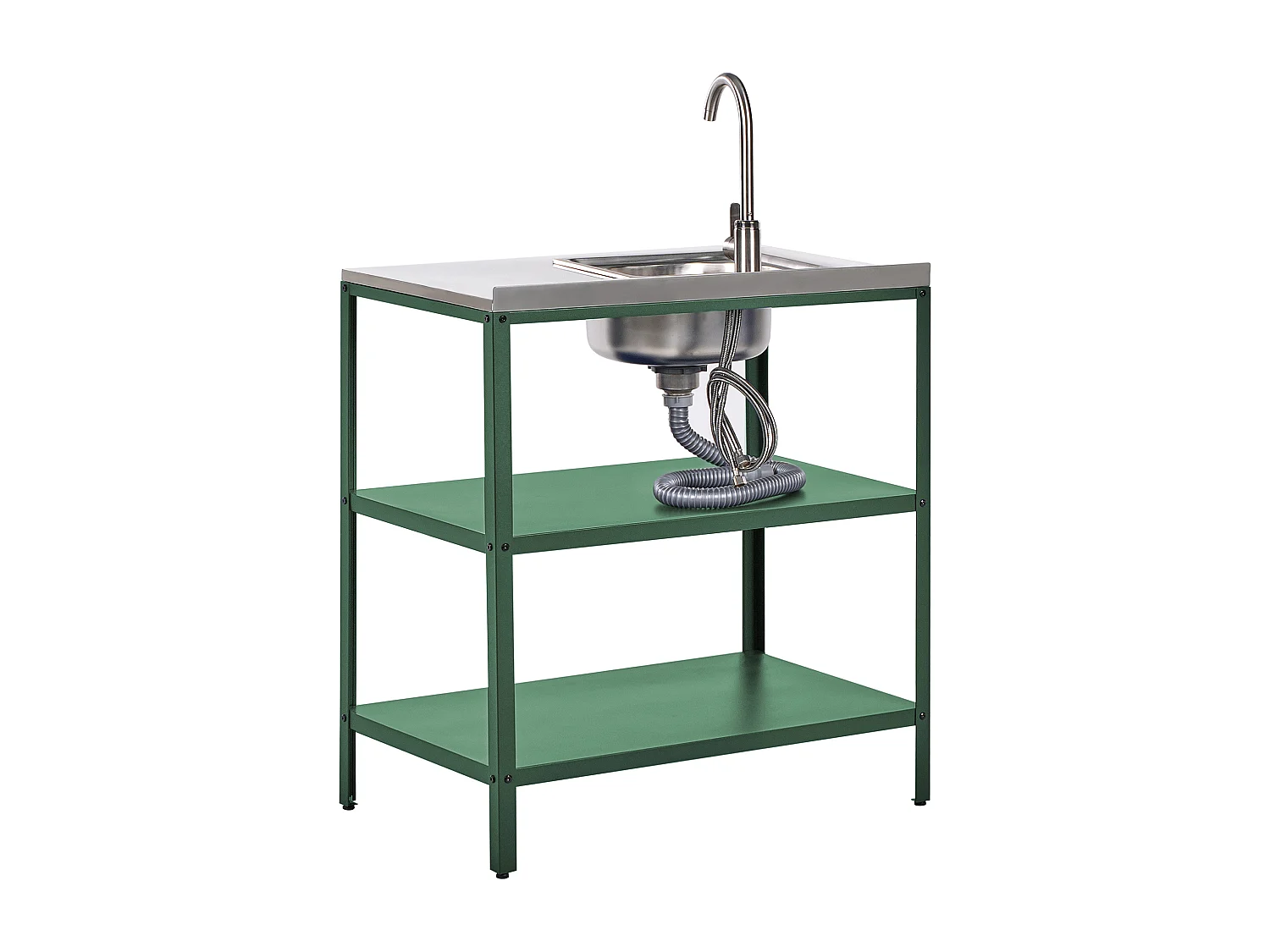 Ilot de cuisine extérieure avec évier VILAMA Vert