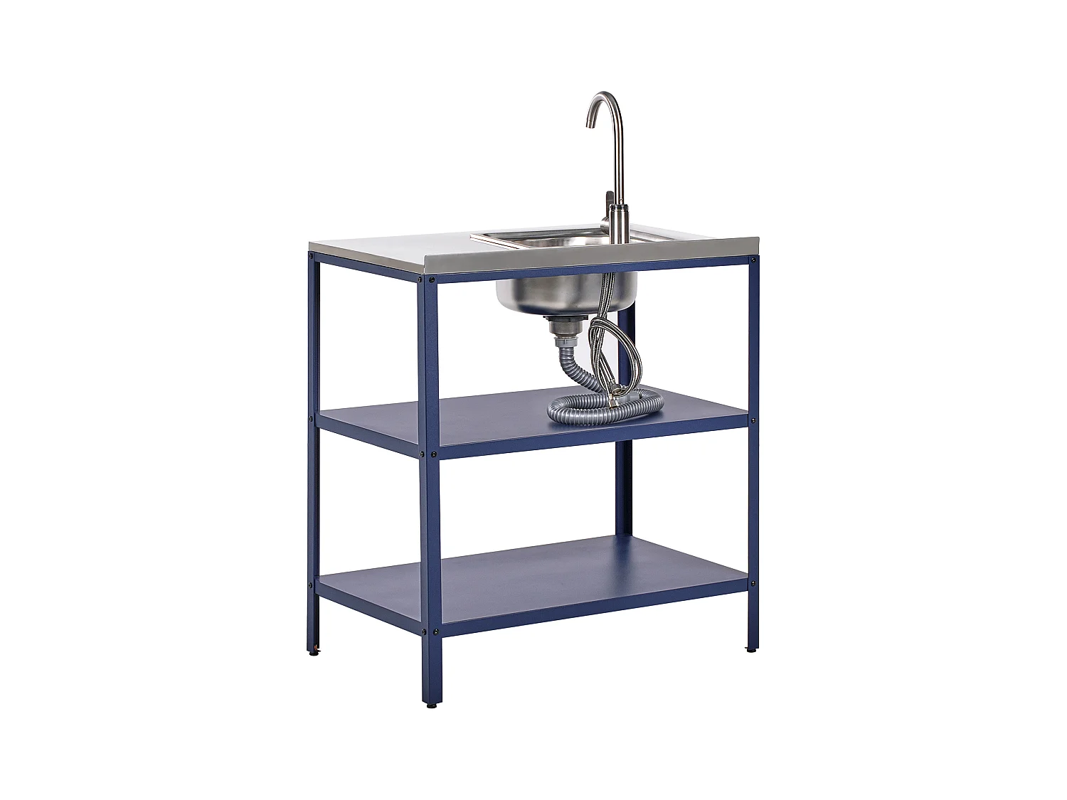 Ilot de cuisine extérieure avec évier VILAMA Bleu