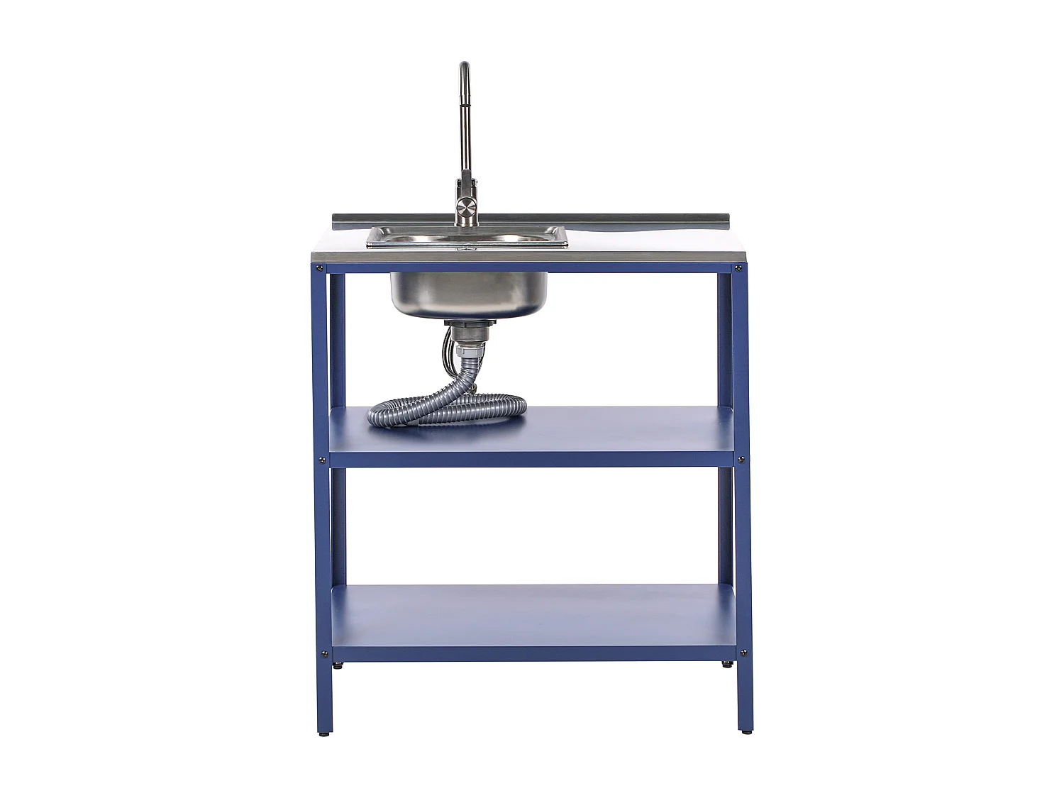 Ilot de cuisine extérieure avec évier VILAMA Bleu