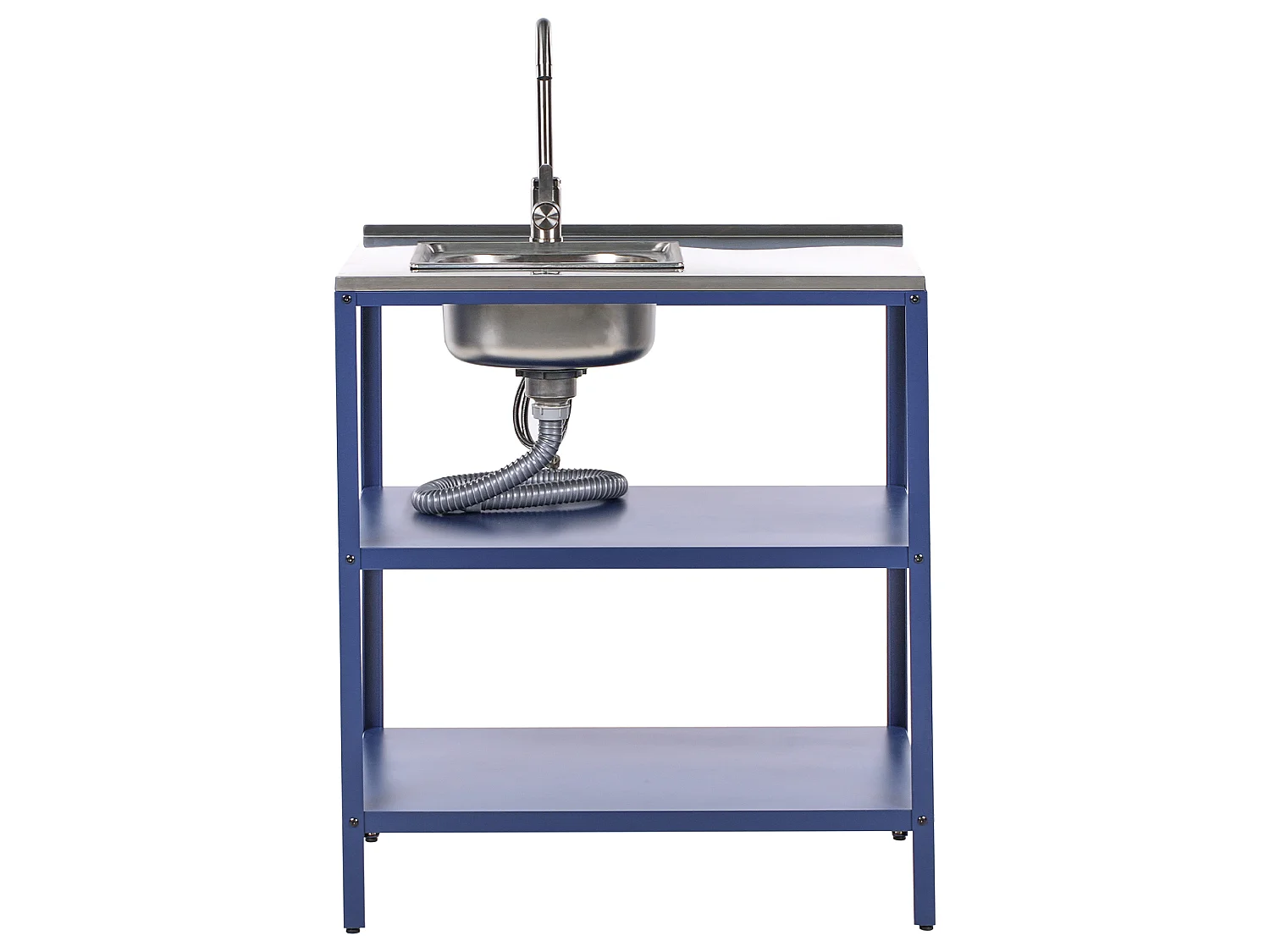 Ilot de cuisine extérieure avec évier VILAMA Bleu