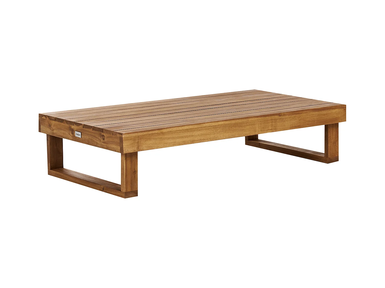 Table basse de jardin MARETTIMO 60 cm 110 cm Bois d'acacia certifié Marron