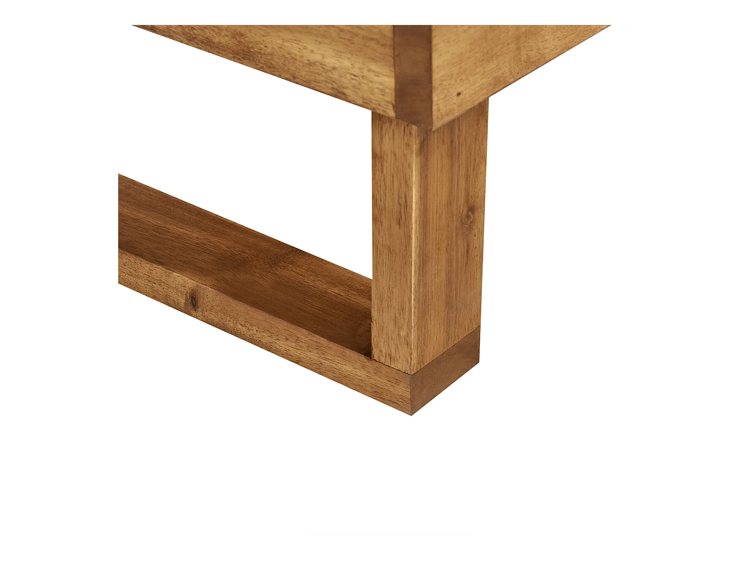 Table basse de jardin MARETTIMO 60 cm 110 cm Bois d'acacia certifié Marron