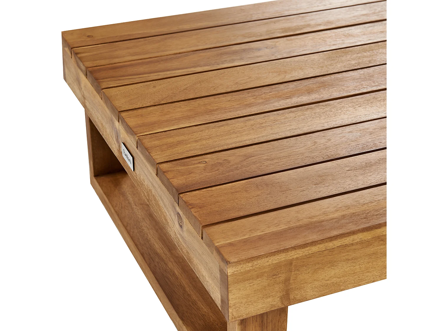 Table basse de jardin MARETTIMO 60 cm 110 cm Bois d'acacia certifié Marron