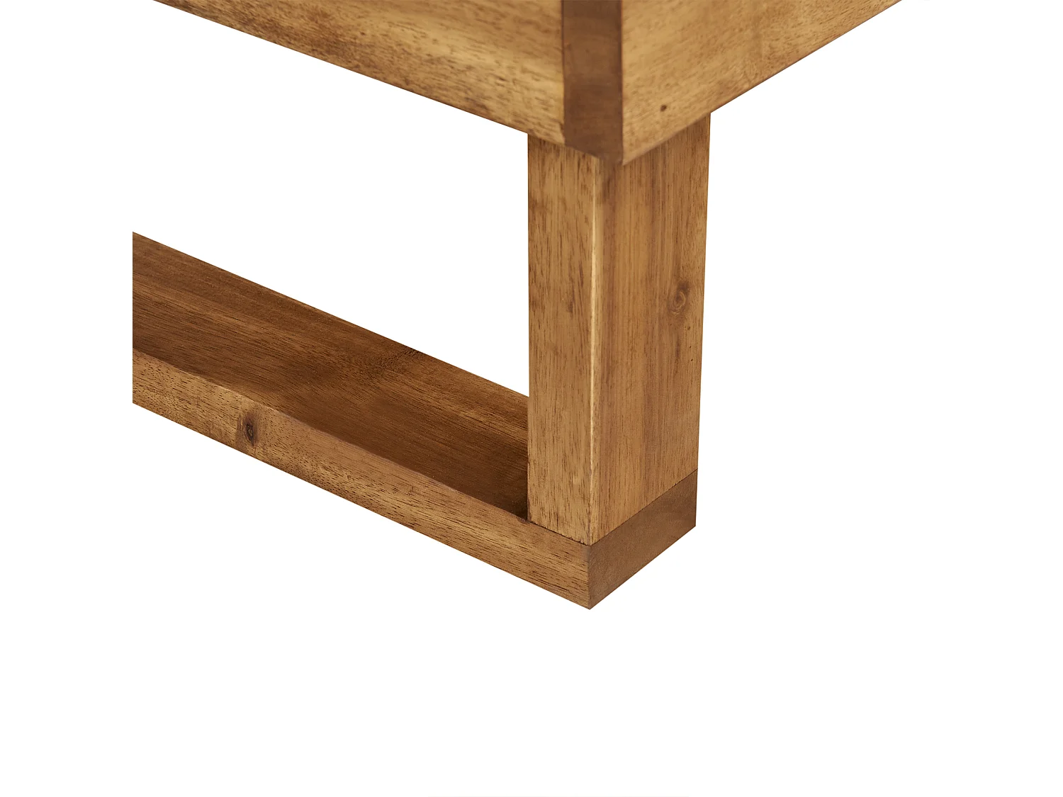 Table basse de jardin MARETTIMO 60 cm 110 cm Bois d'acacia certifié Marron