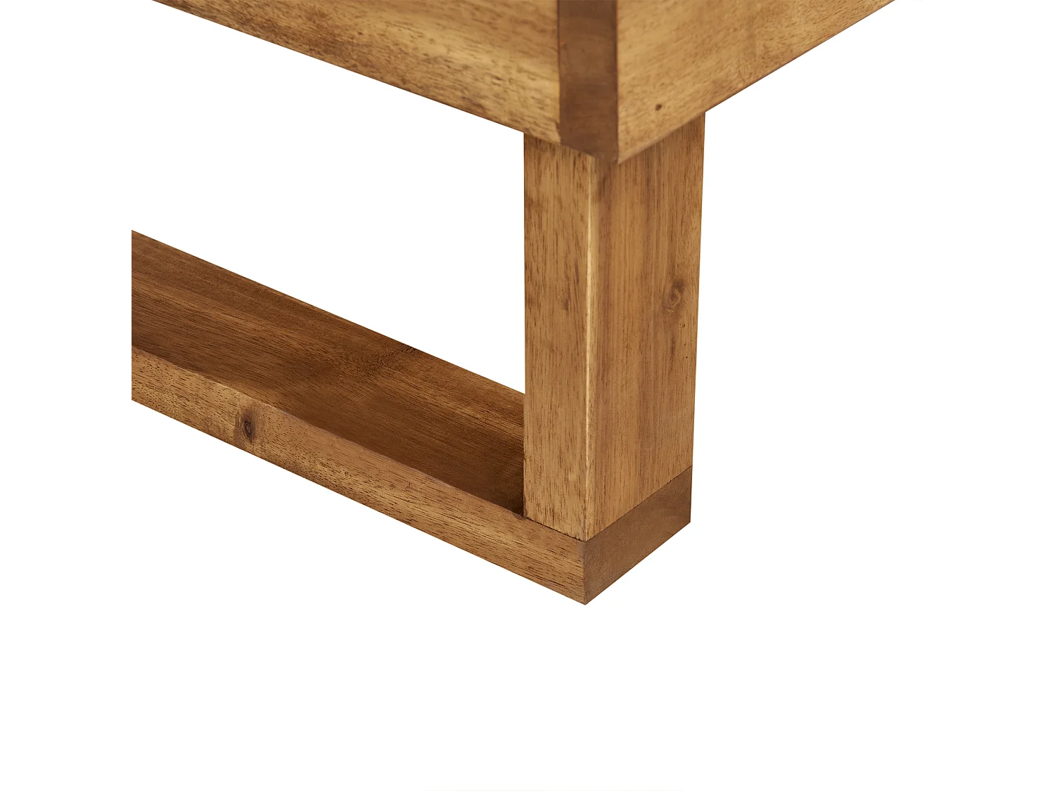 Table basse de jardin MARETTIMO 60 cm 110 cm Bois d'acacia certifié Marron