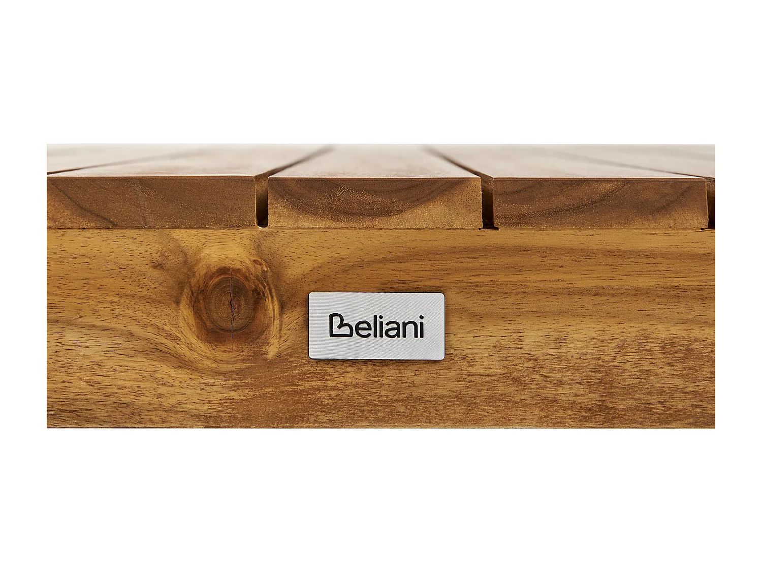 Table basse de jardin MARETTIMO 60 cm 110 cm Bois d'acacia certifié Marron