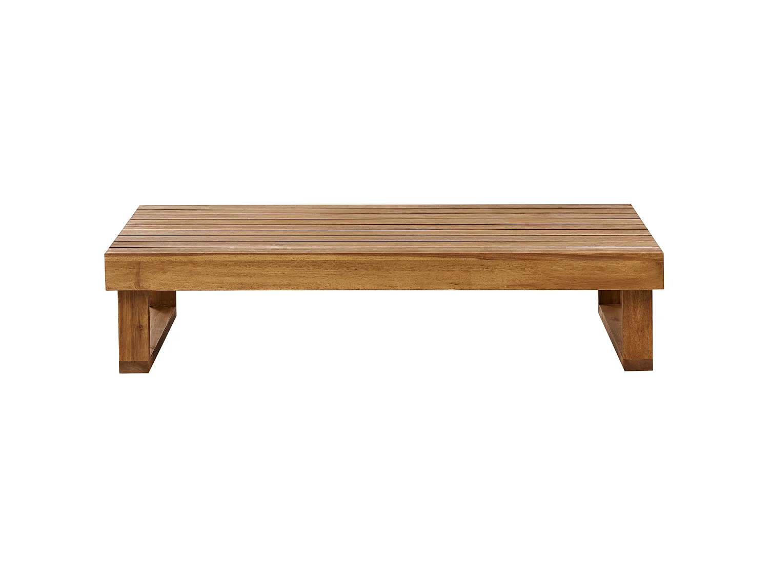 Garden Coffee Table MARETTIMO 60 cm 110 cm Certified Acacia Wood Brown