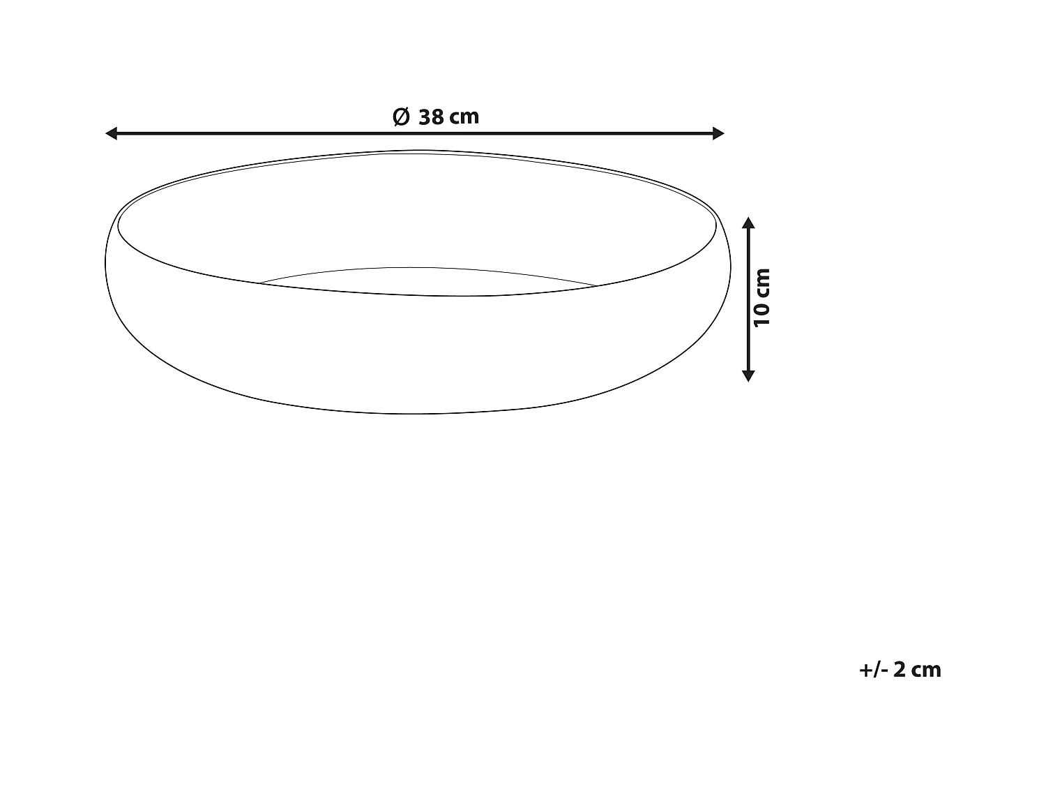 Bol décoratif TANIS Métal Argenté