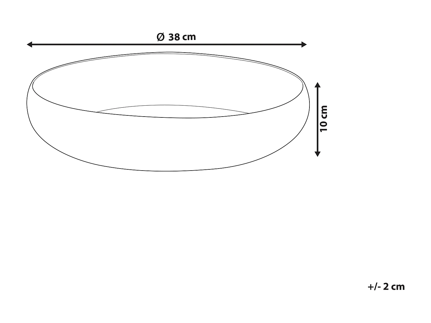 Bol décoratif TANIS Métal Argenté